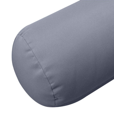 Model-4 AD001 Twin-XL Size 5PC Knife Edge Outdoor Daybed Mattress Cushion Bolster Pillow Complete Set
