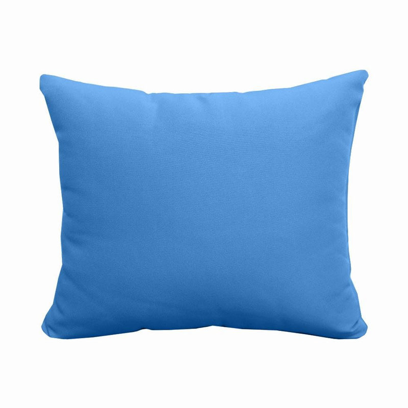 Model-4 AD102 Twin-XL Size 5PC Knife Edge Outdoor Daybed Mattress Cushion Bolster Pillow Complete Set