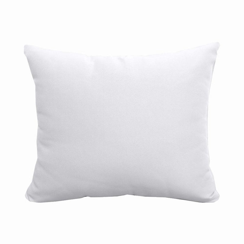 Model-4 AD105 Twin-XL Size 5PC Knife Edge Outdoor Daybed Mattress Cushion Bolster Pillow Complete Set