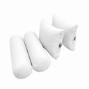 Model-4 AD106 Twin-XL Size 5PC Knife Edge Outdoor Daybed Mattress Cushion Bolster Pillow Complete Set