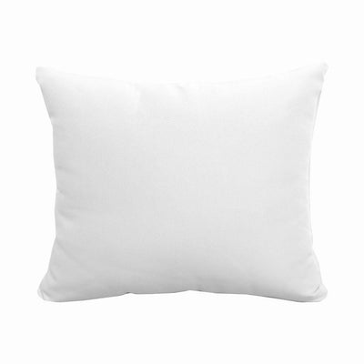 Model-4 AD106 Twin-XL Size 5PC Knife Edge Outdoor Daybed Mattress Cushion Bolster Pillow Complete Set