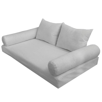 Model-4 5PC Mattress Bolster Back Rest Pillows Cushion Polyester Fiberfill 'INSERT ONLY'-Queen Size
