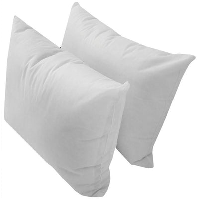 Model-4 5PC Mattress Bolster Back Rest Pillows Cushion Polyester Fiberfill 'INSERT ONLY'-Twin Size