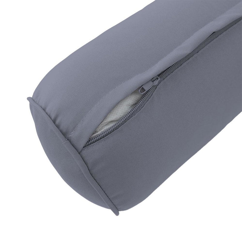Model-4 5PC Pipe Outdoor Daybed Mattress Bolster Pillow Fitted Sheet Cover Only-Twin Size AD001