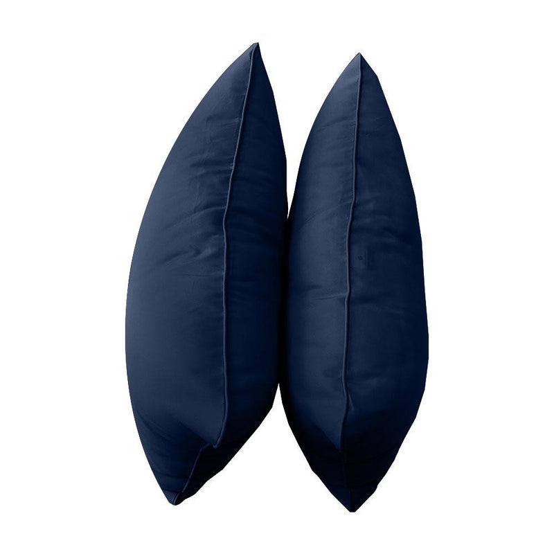 Model-4 AD101 Crib Size 5PC Pipe Trim Outdoor Daybed Mattress Cushion Bolster Pillow Complete Set