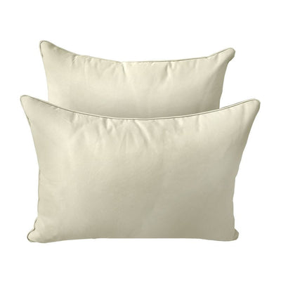 Model-4 AD005 Twin Size 5PC Pipe Trim Outdoor Daybed Mattress Cushion Bolster Pillow Complete Set