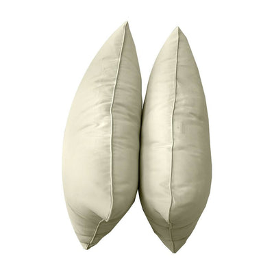 Model-4 AD005 Twin Size 5PC Pipe Trim Outdoor Daybed Mattress Cushion Bolster Pillow Complete Set