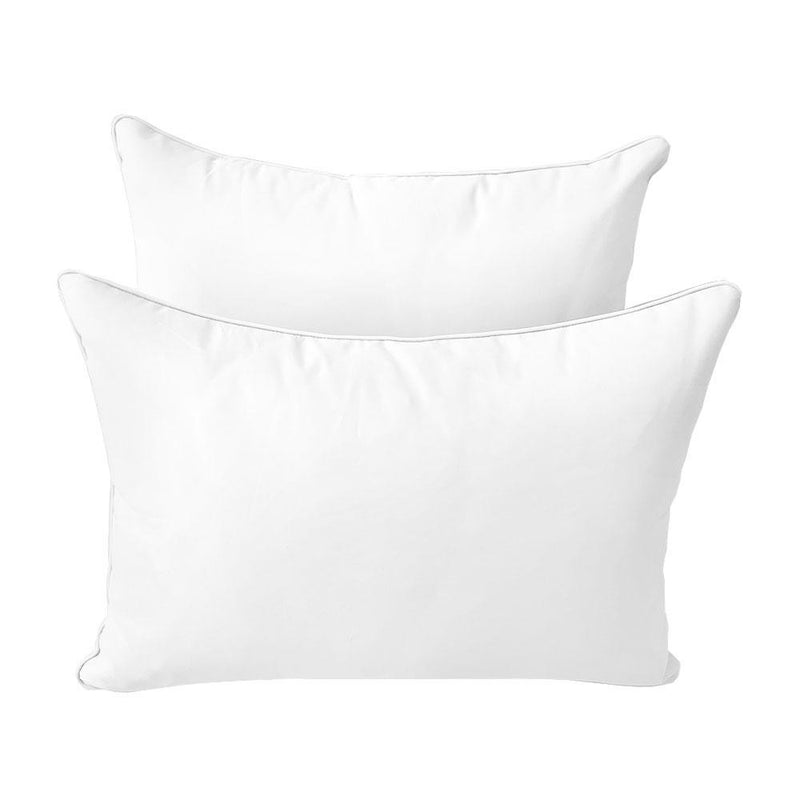 Model-4 AD106 Twin-XL Size 5PC Pipe Trim Outdoor Daybed Mattress Cushion Bolster Pillow Complete Set