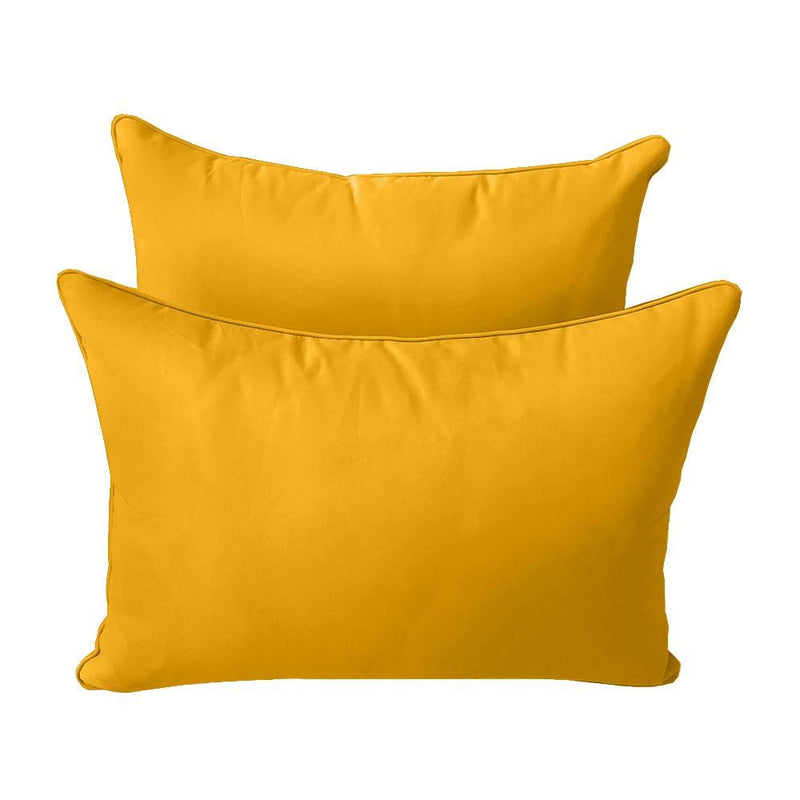 Model-4 AD108 Twin-XL Size 5PC Pipe Trim Outdoor Daybed Mattress Cushion Bolster Pillow Complete Set