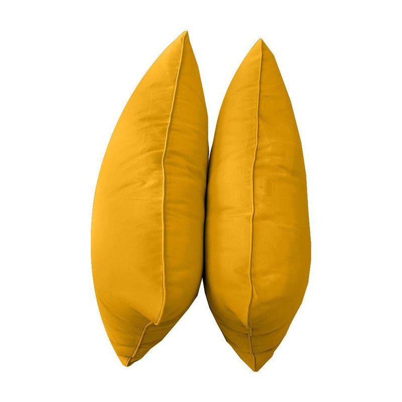 Model-4 AD108 Twin-XL Size 5PC Pipe Trim Outdoor Daybed Mattress Cushion Bolster Pillow Complete Set