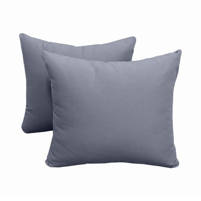 Model-4 AD001 Full Size 5PC Knife Edge Outdoor Daybed Mattress Cushion Bolster Pillow Complete Set