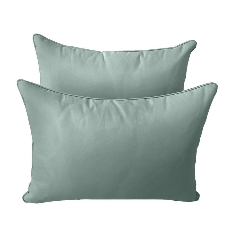 Model-4 AD002 Crib Size 5PC Pipe Outdoor Daybed Mattress Cushion Bolster Pillow Complete Set