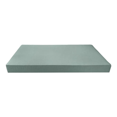 Model-4 AD002 Crib Size 5PC Pipe Outdoor Daybed Mattress Cushion Bolster Pillow Complete Set