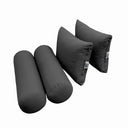 Model-4 AD003 Queen Knife Edge Bolster & Back Pillow Cushion Outdoor SLIP COVER ONLY