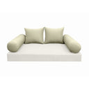 Model-4 AD005 Crib Knife Edge Bolster & Back Pillow Cushion Outdoor SLIP COVER ONLY