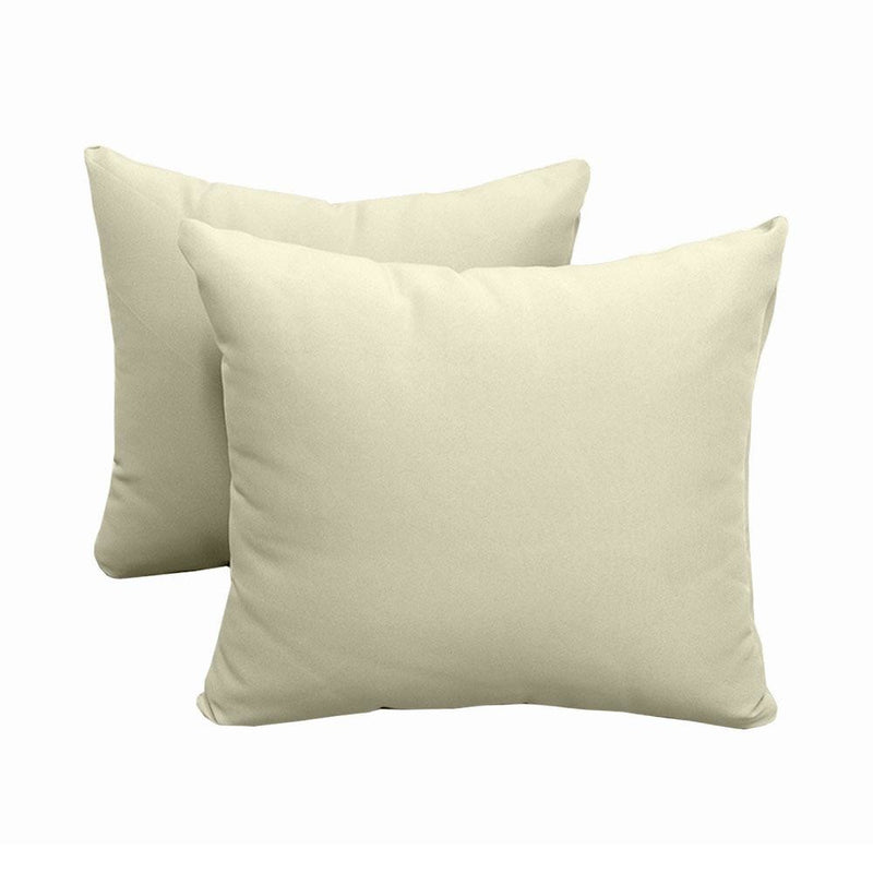 Model-4 AD005 Twin Size 5PC Knife Edge Outdoor Daybed Mattress Cushion Bolster Pillow Complete Set