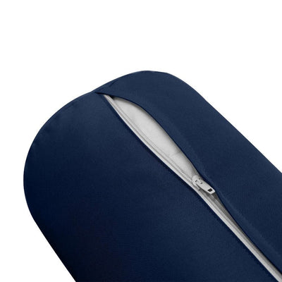 Model-4 AD101 Crib Knife Edge Bolster & Back Pillow Cushion Outdoor SLIP COVER ONLY