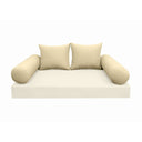 Model-4 AD103 Crib Knife Edge Bolster & Back Pillow Cushion Outdoor SLIP COVER ONLY