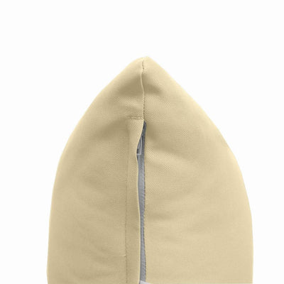 Model-4 AD103 Crib Knife Edge Bolster & Back Pillow Cushion Outdoor SLIP COVER ONLY