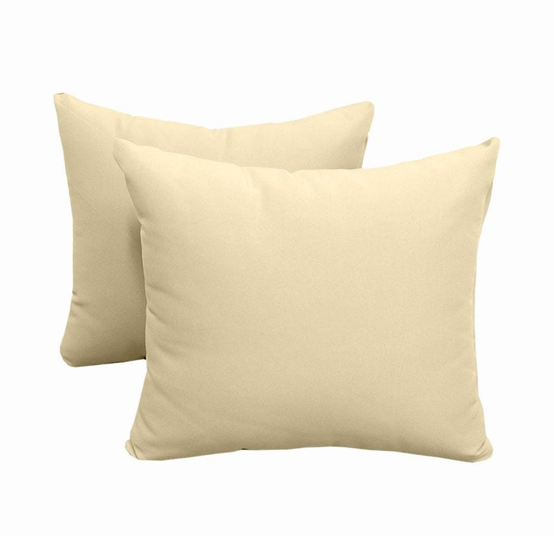 Model-4 AD103 Twin Size 5PC Knife Edge Outdoor Daybed Mattress Cushion Bolster Pillow Complete Set