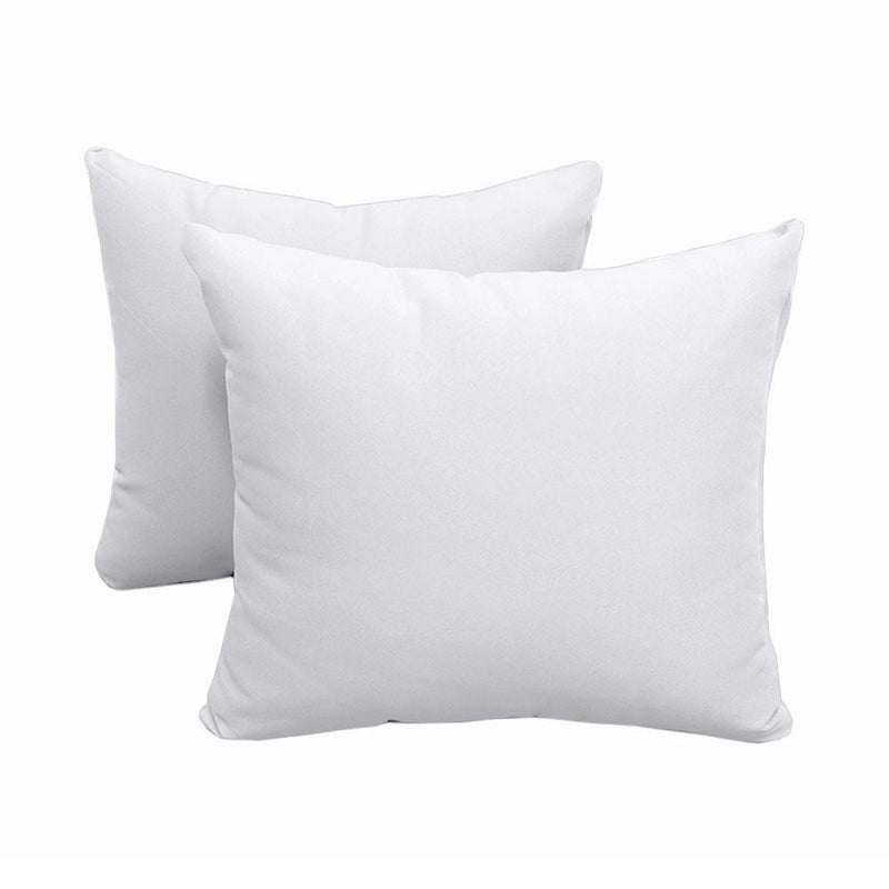 Model-4 AD105 Full Size 5PC Knife Edge Outdoor Daybed Mattress Cushion Bolster Pillow Complete Set