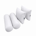 Model-4 AD105 Queen Size 5PC Knife Edge Outdoor Daybed Mattress Cushion Bolster Pillow Complete Set