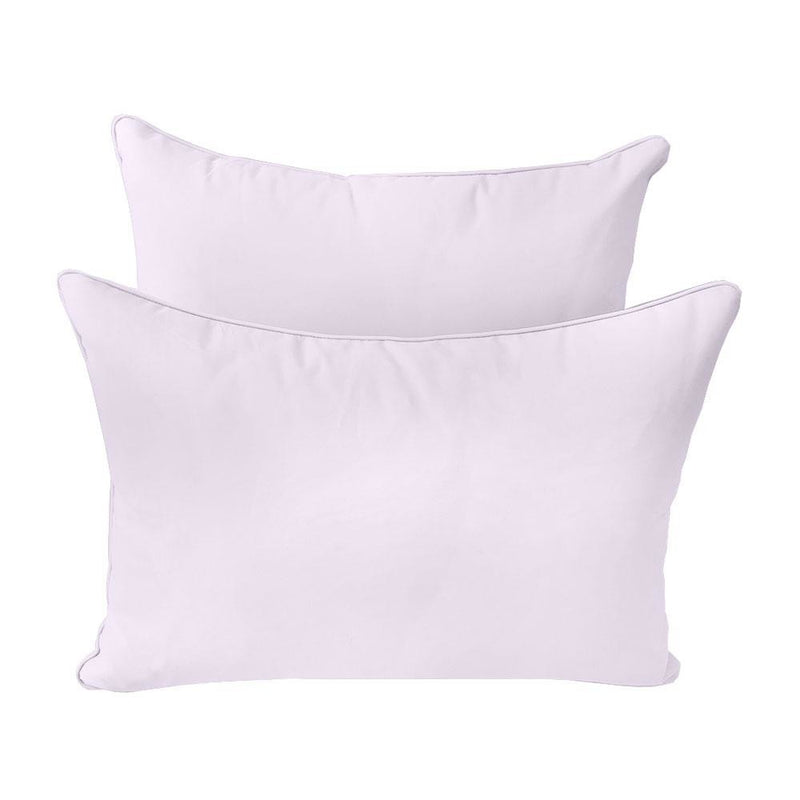 Model-4 AD107 Crib Size 5PC Pipe Outdoor Daybed Mattress Cushion Bolster Pillow Complete Set