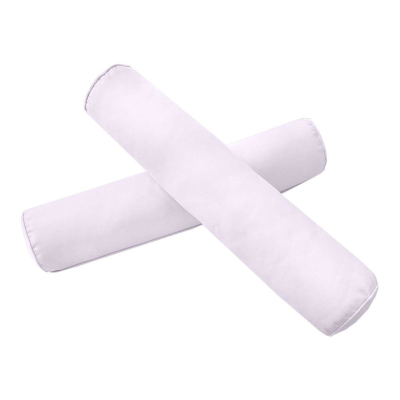Model-4 AD107 Crib Size 5PC Pipe Outdoor Daybed Mattress Cushion Bolster Pillow Complete Set