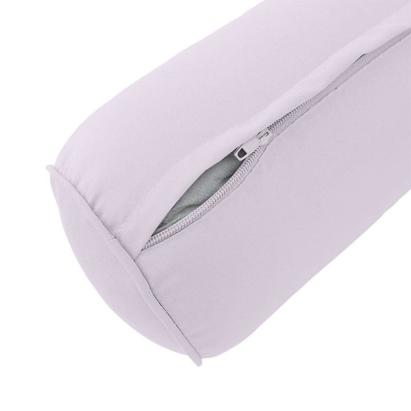Model-4 AD107 Crib Size 5PC Pipe Outdoor Daybed Mattress Cushion Bolster Pillow Complete Set