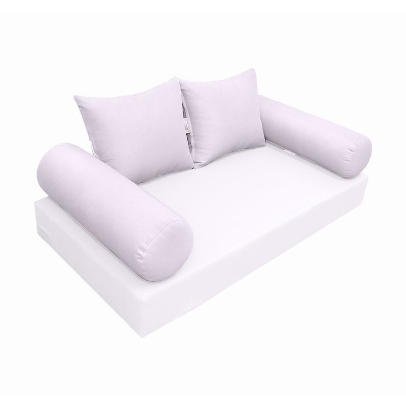 Model-4 AD107 Full Knife Edge Bolster & Back Pillow Cushion Outdoor SLIP COVER ONLY