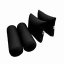 Model-4 AD109 Crib Size 5PC Knife Edge Outdoor Daybed Mattress Cushion Bolster Pillow Complete Set