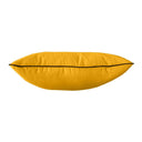 Model-4 - AD108 Twin Contrast Pipe Trim Bolster & Back Pillow Cushion Outdoor SLIP COVER ONLY