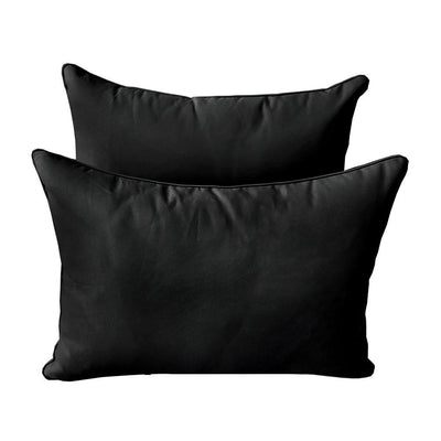 Model-4 - AD109 Full Pipe Trim Bolster & Back Pillow Cushion Outdoor SLIP COVER ONLY