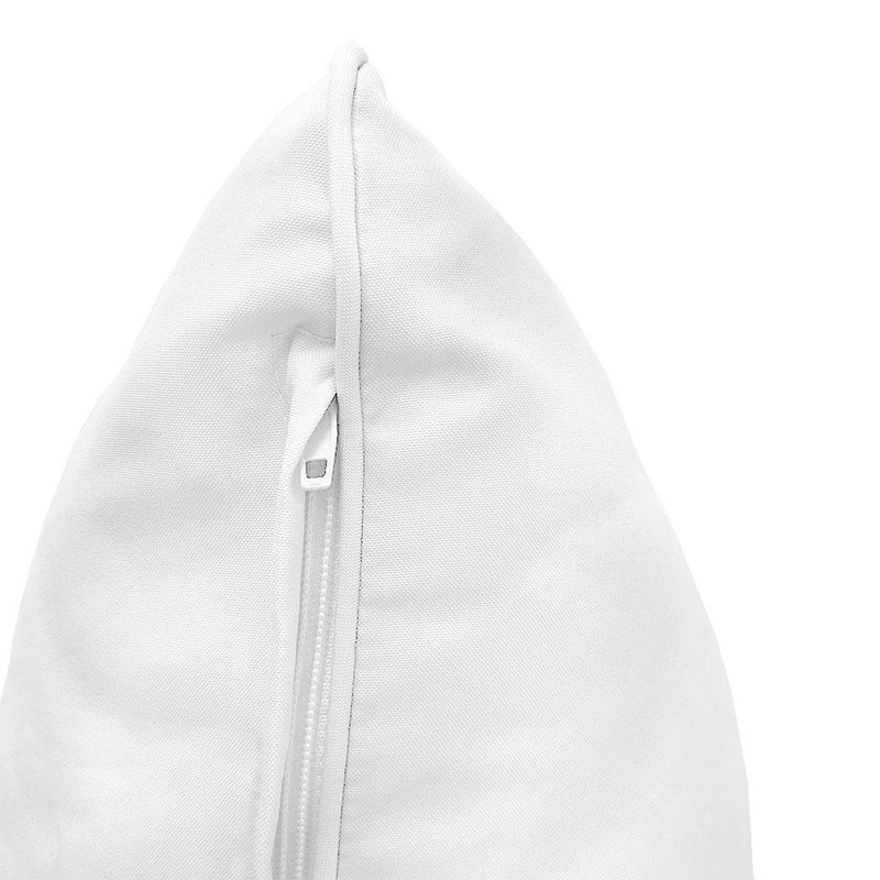 Model-4 - AD106 Twin Pipe Trim Bolster & Back Pillow Cushion Outdoor SLIP COVER ONLY
