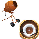 TALL - 8 CUBIC Portable Concrete Mortar Cement Mixer