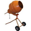 Jobsite cement mixer for mixing concrete, mortar and stucco