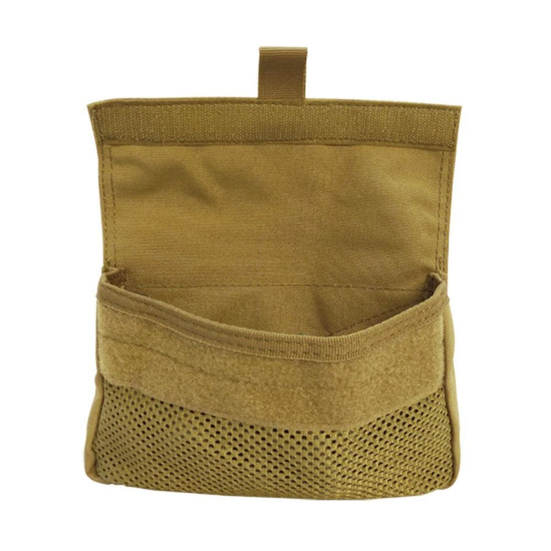 TAN  Mesh Insert Utility Pouch 8 x 4-1/2 x 2 Hook-and-Loop Utility Pouch