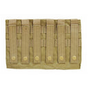 TAN - Tactical MOLLE PALS Triple .223 5.56 Mag Clip Magazine Pouch Holder