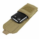 TAN Tactical Tech Sheath Pouch Bag Modular Belt Mount Cell Phone Battery Case