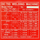 TIG160 DC Welder Welding Machine 160Amp 240V ARC/Stick/MMA Multifunction