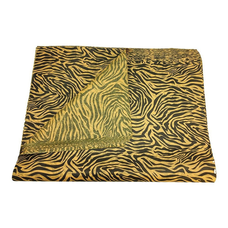 TIGER SKIN Animal Pattern Print Tissue Paper 20" x 30" - 20 PC Gift Wrap Package
