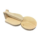 Round Wooden Tortilla Press Empanadas Corn Flour Tacos Dough Pressing Maker 10"