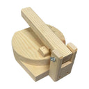 10" Wooden Tortilla Press, Round Dough Press for Tortillas, Empanadas, Tacos & Corn Flour Flatbread Maker