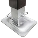 Trailer Jack 8,000 LBS Weld On Sidewind Adjustable Drop Leg