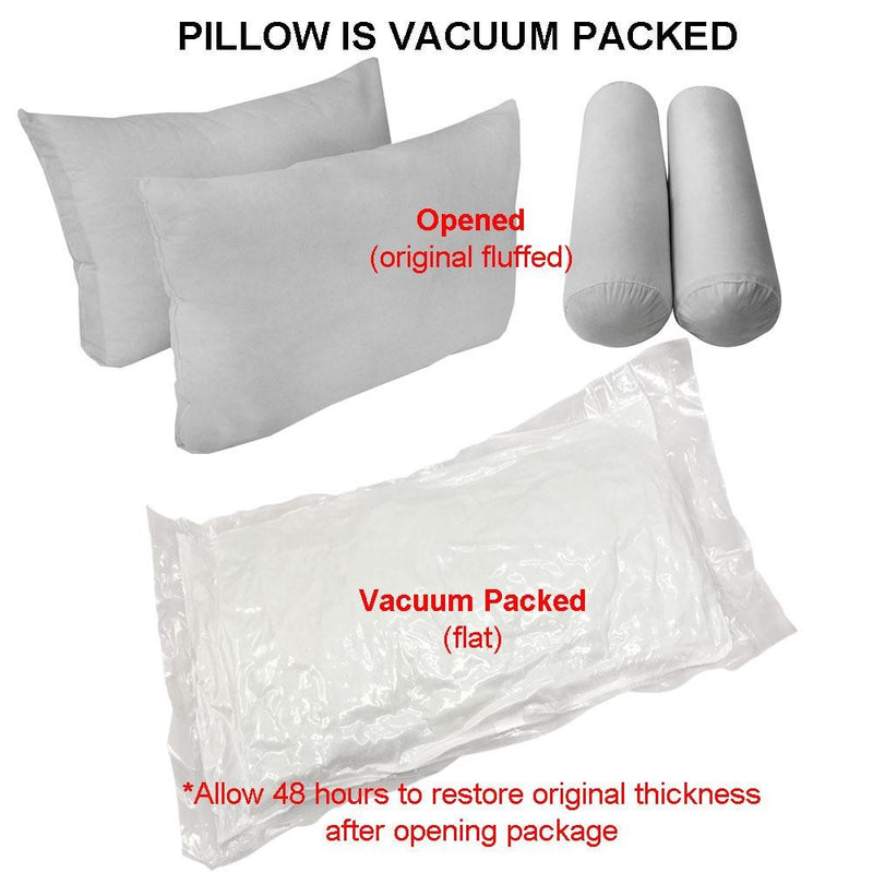 TWIN SIZE Bolster & Back Rest Pillow Cushion Polyester Fiberfill "INSERT ONLY" - Model-4