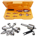 Universal Morse Taper Live Center 2 MT Set Lathe 1500 RPM 7 Interchangeable Pt.