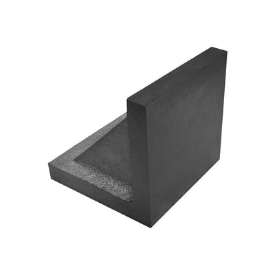 Webbed End 3" x 3" x 3" Ground Angle Plate High Tensile Cast Iron 0.0005" Per 6"