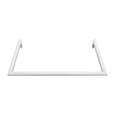 White - Industrial Pipe Rack Hangrail 24'' Wide  Retail Display Clothes Hanger