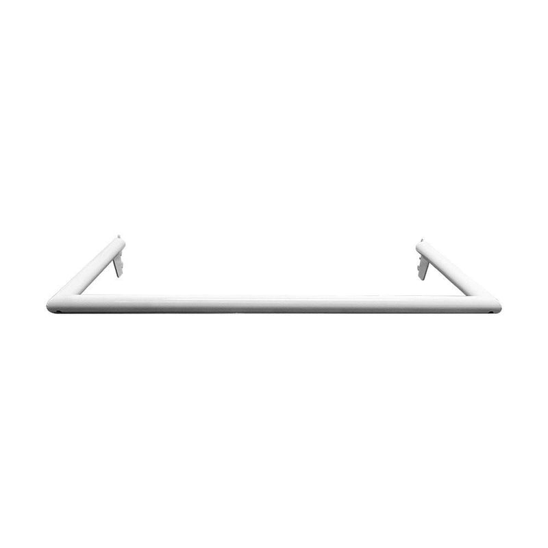 White - Industrial Pipe Rack Hangrail 24&