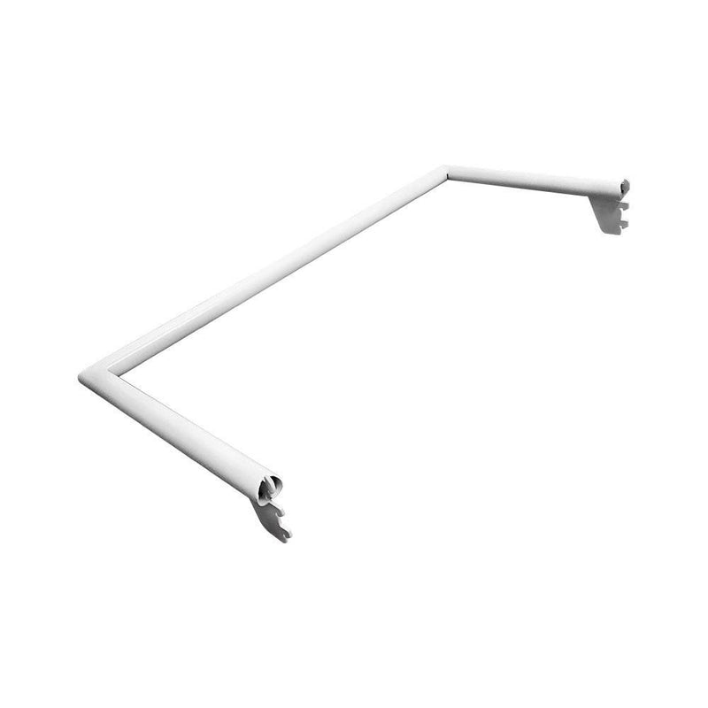 White - Industrial Pipe Rack Hangrail 24&